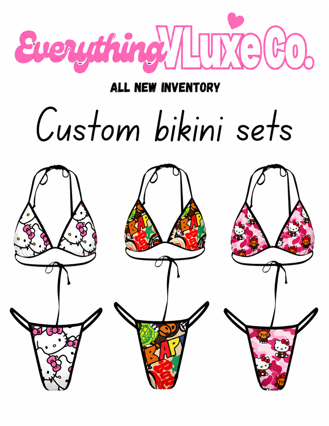 custom bikini sets – 𝐄𝐯𝐞𝐫𝐲𝐭𝐡𝐢𝐧𝐠 𝐕 𝐋𝐮𝐱𝐞 𝐂𝐨.