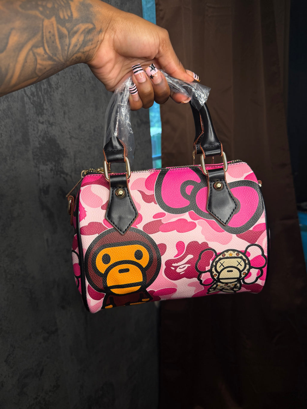 Pink Baby Milo Pillow Bag