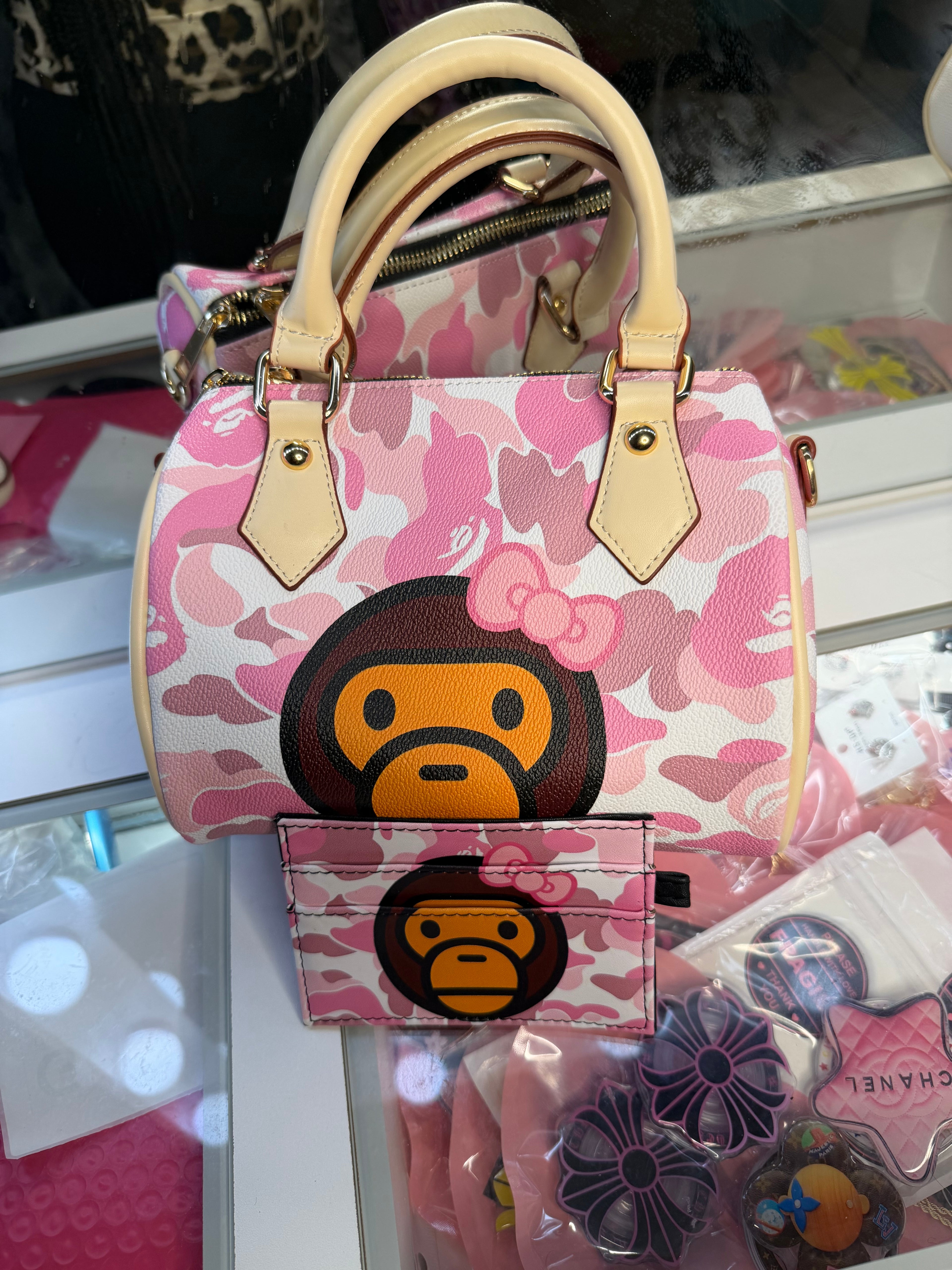 Pink Camo Milo Pillow Bag