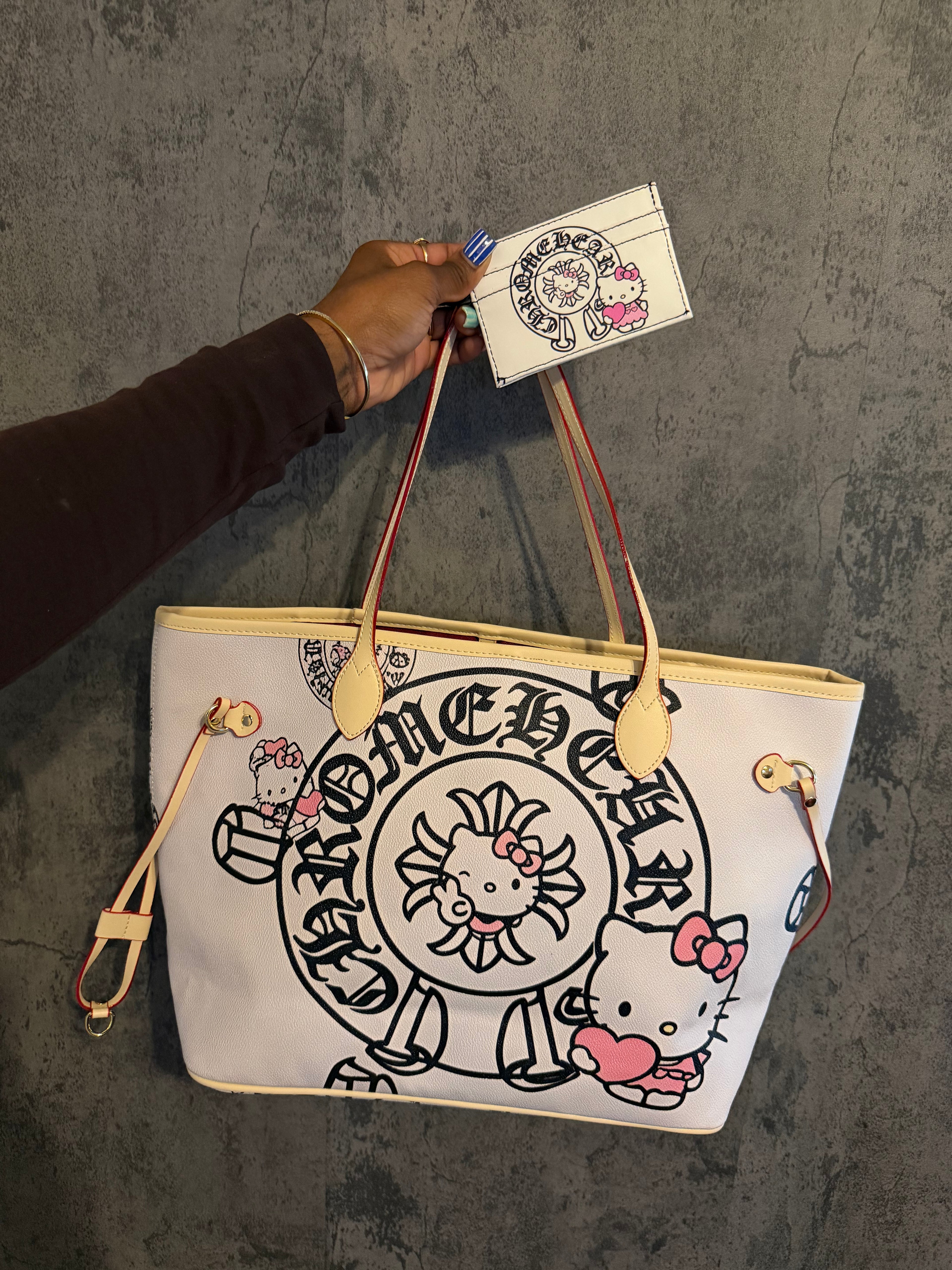 Chrome x Hk tote ( beige handles )