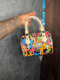 Multi color kross pillow bag