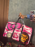 Pink HK x Baby milo duffle bag